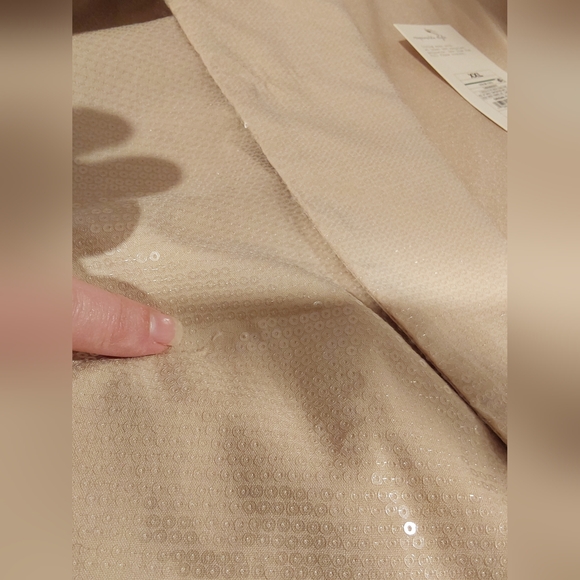 A New Day Beige Sequin Blazer & Maxi Dress XXL - Picture 8 of 15